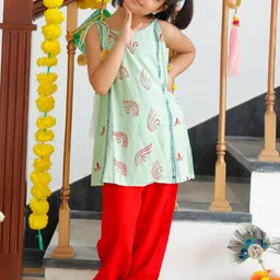 Sangria Girls Kids Gulf Green Clothing Set image 4