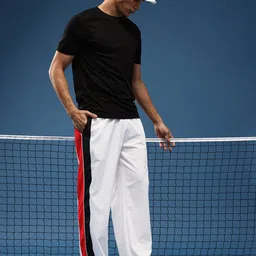 Slazenger Men Relaxed Fit Coloublocked Athleisure Track Pants image 5