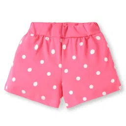Babyhug Disney Single Jersey Knit Half Sleeves Shorts Night Suit with 101 Dalmatian Graphics - Navy Blue & Pink image 4