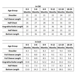 Polka Tots Full Sleeves Camel Printed Angrakha Style Kurta With Pyjama Pant Set - Cream image 2