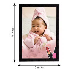 eCraftIndia Pink & White Cute Baby Satin Matt Texture UV Art Painting image 4