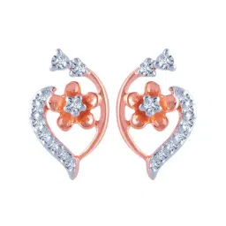 P.C. Chandra Jewellers 18 kt Gold & Diamond Earrings-picture-14