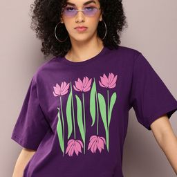 DILLINGER Women Graphic Printed Oversized T-shirt-picture-19