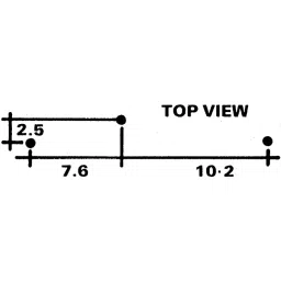 Vishay Through Hole Trimmer Potentiometer 1 W Power 1 kΩ Resistance Pin Terminal, M70Y102KB25 image 2
