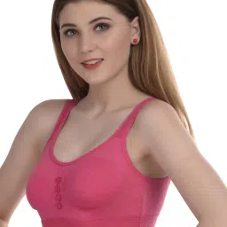 AROUSY Pink & Orange Cotton Beginner's Bra - Pack Of 2 image 3