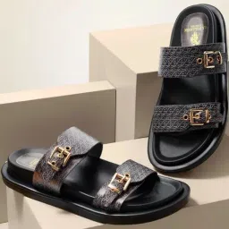 U.S. Polo Assn. Women's Black Casual Sandals-picture-41