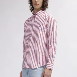 GANT Striped Button Down Regular Fit Shirt image 3