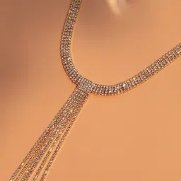 Sohi silver plated designer party necklace for women-image-16