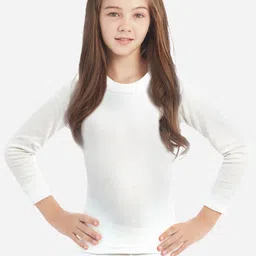 BODYCARE INSIDER Girls Round Neck Thermal Tops-picture-40