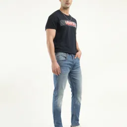 Levi's 512 Indigo Blue Cotton Slim Fit Jeans image 3