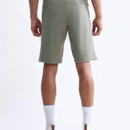 u.s. polo assn. USPA Sport Grey Nylon Slim Fit Solid Shorts image 2