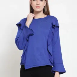 Belle Fille Blue Full Sleeves Sweatshirt-picture-29
