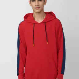 Forever 21 Red Regular Fit Striped Hooded Sweatshirt-picture-18