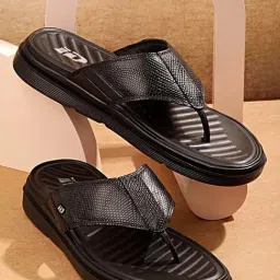ID Men's Black Thong Sandals-image-32