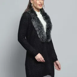 Monte Carlo Black Regular Fit Cardigan image 3