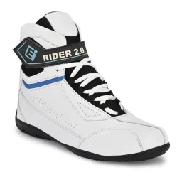 Eego Italy Men's White Biker Boots image 3