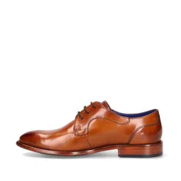 Bugatti Men's Livorno Flex Evo Cognac Derby Shoes image 3
