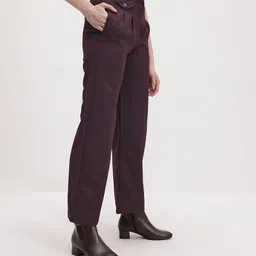 The Roadster Lifestyle Co. Women Original Straight Fit Trousers image 4