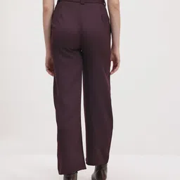 The Roadster Lifestyle Co. Women Original Straight Fit Trousers image 5