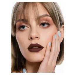 Lamel Posh Matte Liquid Lip Stain 410 Mahogany - 4 gm image 3