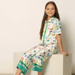 VERO MODA GIRL Multicolor Printed Pants image 3