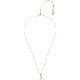 Accessorize London Real Gold-Plated Z Sparkle Pendant Necklace image 3