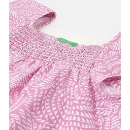 United Colors of Benetton Kids Pink Printed Top image 3