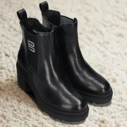 Bagatt Women's Jessie Black Chelsea Boots-picture-42