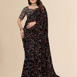 Moda Rapido Geometric Printed Saree-image-76