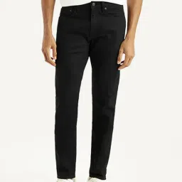 Levi's 512 Black Cotton Slim Fit Jeans-image-41