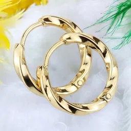 SHREE KRISHNA SHOPPING Gold-Plated Brass Earrings-picture-18