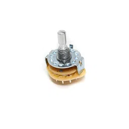 RBS-1-304-20VP-3 Pole 4 Position Metal Rotary Switch (20mm 18 Teeth) image 1
