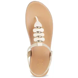 Tresmode Women's Beige Sling Back Sandals image 3