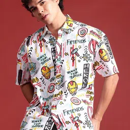 MARVEL STREET Quirky Printed Relaxed Shirt-picture-39
