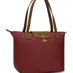Lavie Vincy Wine Leather Large Tote Bag image 3