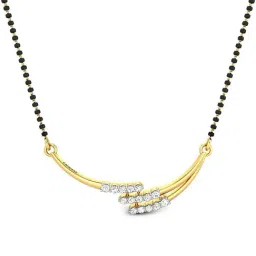 Candere by Kalyan Jewellers 18k Yellow Gold and Cubic Zirconia Tanmanyas Pendant-picture-15