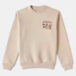R&B Boys Beige Cotton Printed Sweatshirt-picture-22