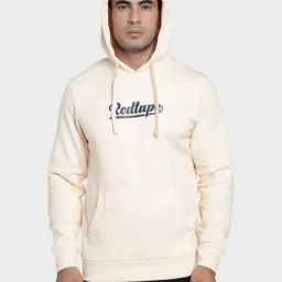 Red Tape Beige Regular Fit Graphic Hoodie-picture-33