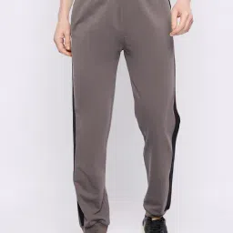 Okane Grey Regular Fit Joggers-image-1