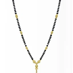 Bhanu diam Gold-Plated Brass Mangalsutra image 2