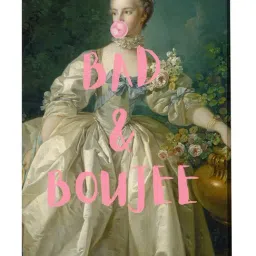 Art Street Beige Feminist Altered Stretch Canvas Painting image 2