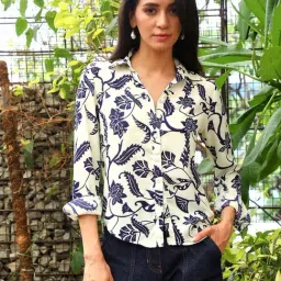 Pinacolada Off White Regular Fit Printed Shirt-picture-38