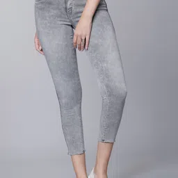 Tokyo Talkies Women Grey Super Skinny Fit Mid-Rise Clean Look Stretchable Jeans-picture-10