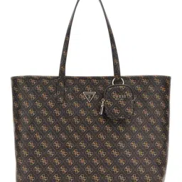 Guess Brown Power Play Tech Logo Tote image 4