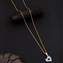 SZN Set Of 2 Gold-Plated Enamelled Minimal Chains image 2