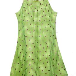 Kiddopanti Kids Green Printed Dress-picture-32