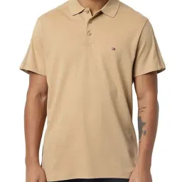 Tommy Hilfiger Classic Khaki Regular Fit Polo T-Shirt-image-98