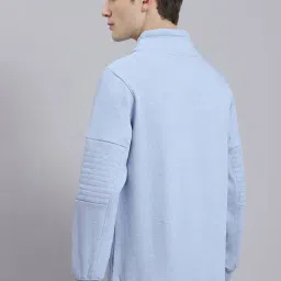 Monte Carlo Sky Melange Regular Fit Printed Sweatshirt image 2