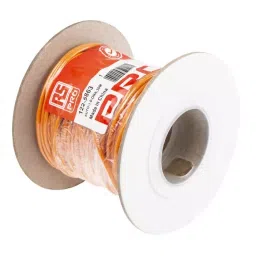 RS PRO Hook Up Wire Single Core 1 mm² 600 V Orange 30 m, 1225863 image 3