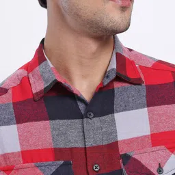 glitchez Checked Relaxed Fit Shirt image 2
